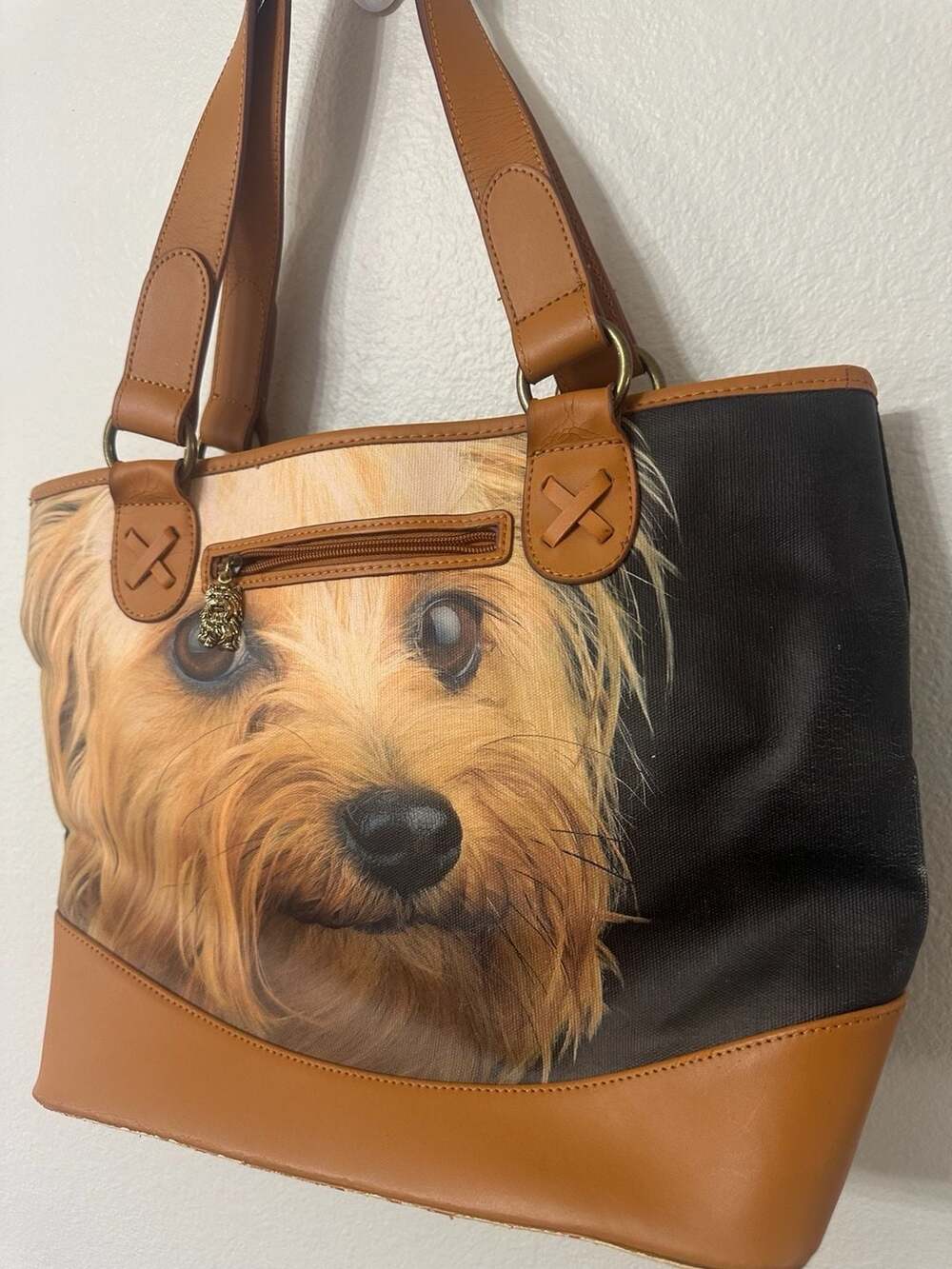 ARDLEIGH ELLIOTT Yorkshire Terrier Dog Handbag Purse FAITHFUL FRIENDS